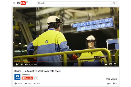 B2B Content & Communications Strategy<span>Tata Steel</span>